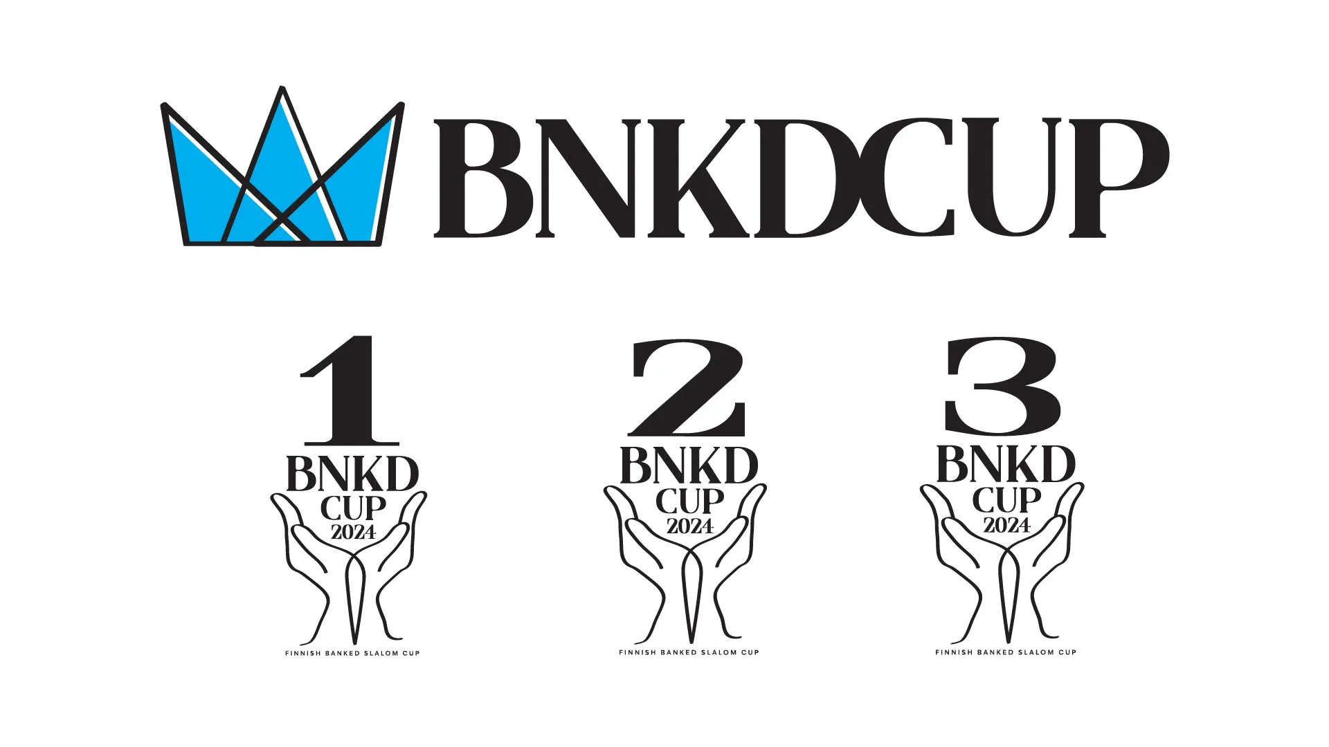 BNKD CUP logo & brand identity